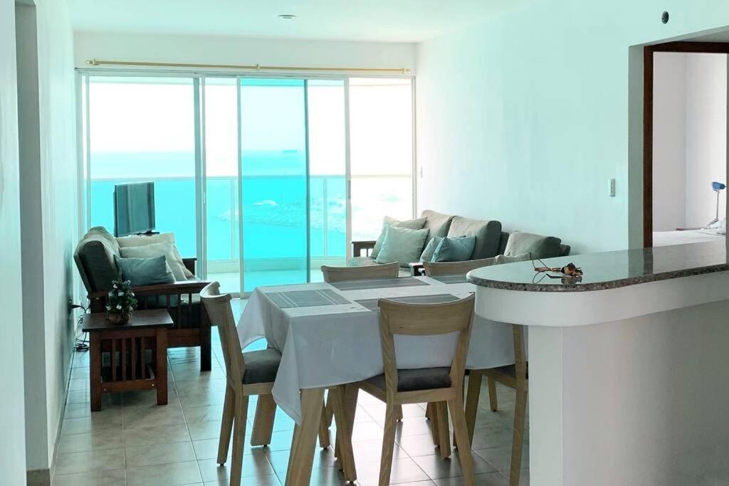 Ferienwohnung Dpto. Privado Frente Al Mar Con Vista Espectacular Salinas  Exterior foto